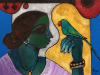 Abrar Ahmed, 14 x 18 Inch, Oil on Canvas, Figurative Painting, AC-AA-616 Abrar Ahmed, 14 x 18 Inch, Oil on Canvas, Figurative Painting, AC-AA-616